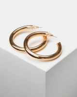 Lily Rose Lily & Rose Thick Open Hoop Earrings Gold Photo