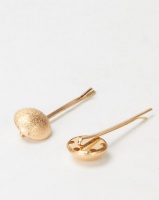 Lily Rose Lily & Rose 2 Pack Ball Hair Slides Gold Photo