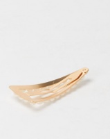 Lily Rose Lily & Rose Faux Pearl Triangle Hair Clips Gold Photo
