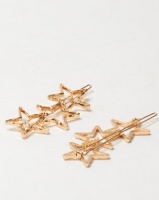 Lily Rose Lily & Rose 2 Pack Star Hair Clips Gold Photo