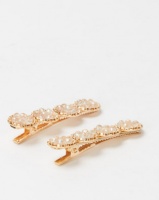 Lily Rose Lily & Rose 2 Pack Luxe Hair Slides Champagne Photo