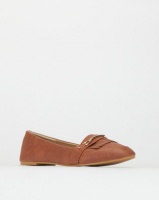 Legit S19 Loafers with Fringe & Bar Trim Tan Photo