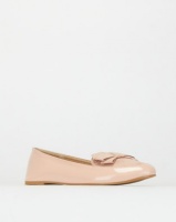 Legit S19 Contrast Fabric Loafers with Bow Blush Photo