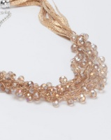 Queenspark Glitter And Crystal Necklace Gold Photo