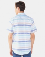 JCrew Horizontal Stripe Shirt Blue Photo