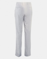 Polo Mens Light Grey Classic Custom Fit Formal Trouser Photo