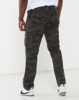 Jeep Belted Cotton Canvas Cargo Pants Camo Photo