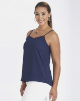 Contempo Strappy With Criss Cross Cami Navy Photo