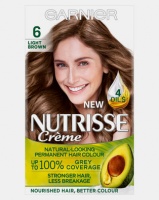 Garnier Nutrisse Creme Permanent Hair Dye Light Brown 6 Photo