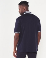 JCrew Plain Mercerized Cotton Golfer Navy Photo