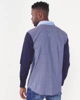 JCrew Colour Blocked Long Sleeved Shirt Blue Photo
