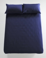 Utopia Fitted Sheet Navy Photo