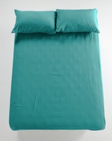 Utopia Fitted Sheet Turquoise Photo