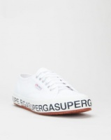 Superga Cotlettering Logo Sneakers White Photo