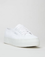 Superga Cotu Double Foxing Wedge Sneakers White Photo