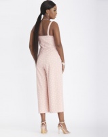Contempo Multi Spotty Styled Jumpsuit Pink Photo
