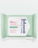Johnson Johnson Johnson's Daily Essentials Clear Skin Cleansing Wipes 25's Photo