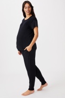 Body - Sleep Recovery Maternity Pant - Black Photo