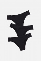 Body - Party Pants Seamless Brasiliano 3Pk - Black/black/black Photo