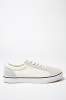 Cotton On - Axell Skate Shoe - White/grey Photo