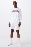 Factorie - Oversized Graphic Crew - White/new orleans Photo