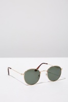 Factorie - Splendour Round Sunglasses - Gold_grn Photo