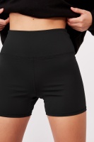 Factorie - Cheeky Elevated High Waisted Bike Short - Black Photo
