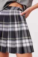 Factorie - Pleated Skirt - Billie check navy Photo