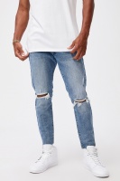 Factorie - Raw Hem Skinny Leg Jean - Bright indigo Photo