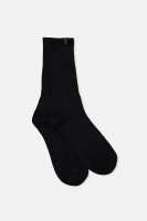 Factorie - Retro Ribbed Socks - Black Photo