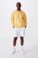 Factorie - Oversized Icon Crew - Washed chalk yellow Photo
