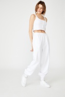 Factorie - Super Slouchy Trackpant - White Photo