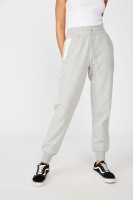 Factorie - Tech Slim Trackpant - Grey marle Photo