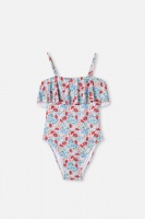 Free by Cotton On - Willow Frill One Piece - Pink quartz/red ditsy floral Photo