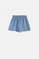 Free by Cotton On - Chelsea Woven Short - Mid wash blue Photo