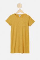 Free by Cotton On - Toni Tshirt Dress - Honey gold texture Photo