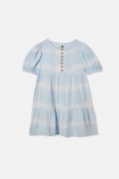 Cotton On Kids - Meredith Short Sleeve Dress - Blue tie dye Photo