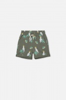 Cotton On Kids - Henry Slouch Short 60/40 - Swag green/cockatoo gumnuts Photo