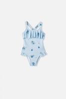 Cotton On Kids - Amber Frill One Piece - Frosty blue/pretty floral Photo
