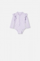 Cotton On Kids - Lucy Long Sleeve Swimsuit - Vintage lilac/sunrays Photo