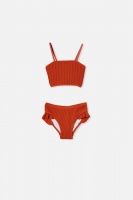 Cotton On Kids - Gwen Rib Bikini - Roasted almond Photo