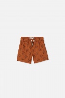 Cotton On Kids - Volly Short - Amber brown/trex Photo