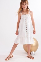 Cotton On Kids - Elle Sleeveless Dress - White/stars Photo