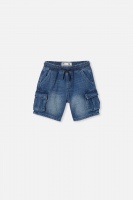 Cotton On Kids - Charlie Cargo Short - Infinity mid blue wash Photo
