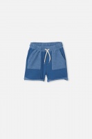Cotton On Kids - Henry Slouch Short 80/20 - Petty blue wash Photo