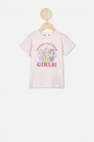 Cotton On Kids - License Short Sleeve Tee - Lcn dis crystal pink/run the world princesses Photo