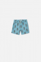 Cotton On Kids - Volly Short - Blue ice/pineapples Photo