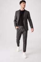 Cotton On Men - Slim Stretch Suit Pant - Charcoal Photo