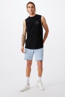 Cotton On Men - Longline Scoop Muscle - Black/dimensions Photo