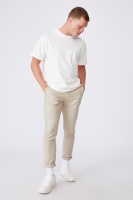 Cotton On Men - Skinny Stretch Chino - Beige prince of wales Photo